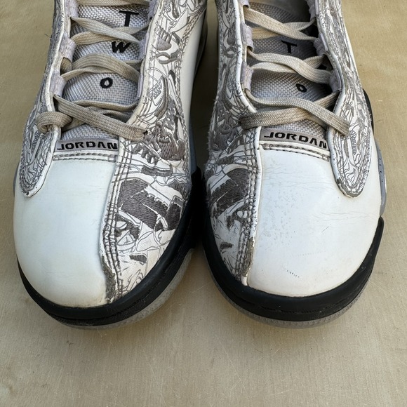 Nike Air Jordan Dub Zero White Cement Gray Shoes 311047-105 Youth‎ 5Y - Picture 7 of 8